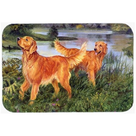 Carolines Treasures HEH0098LCB Golden Retrievers Glass Large Cutting Board